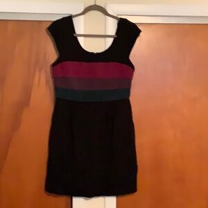 BCBGMaxAzria Black and Red Sheath Mini Dress (has pockets)